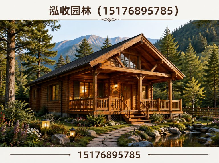 定州防腐木展示图